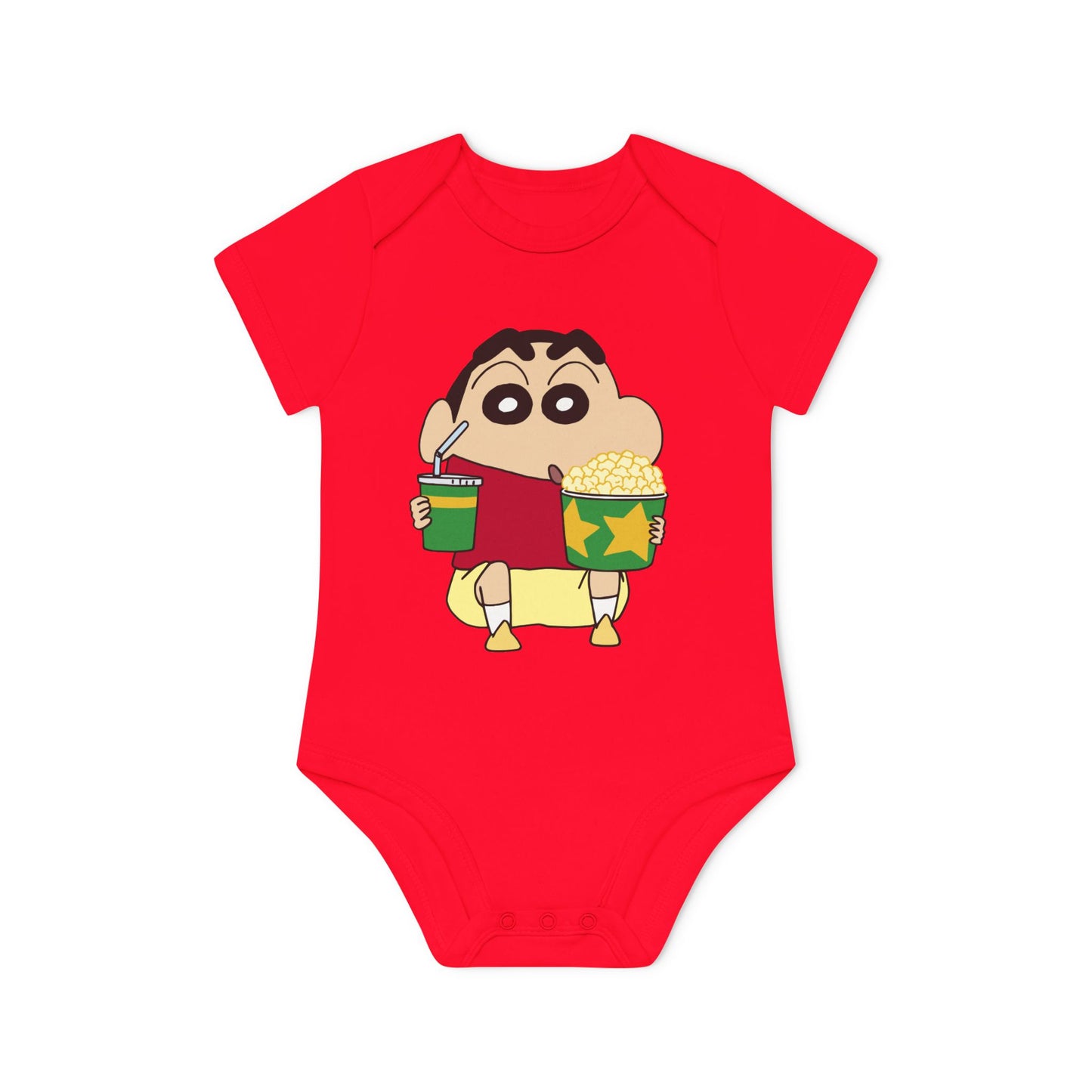 Baby Red Onesie Cartoon Character