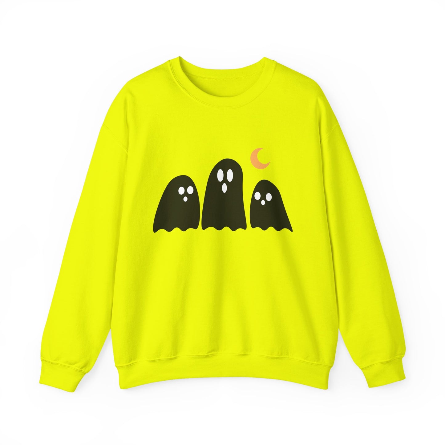 Kawaii Ghost Halloween Unisex Crewneck Sweatshirt