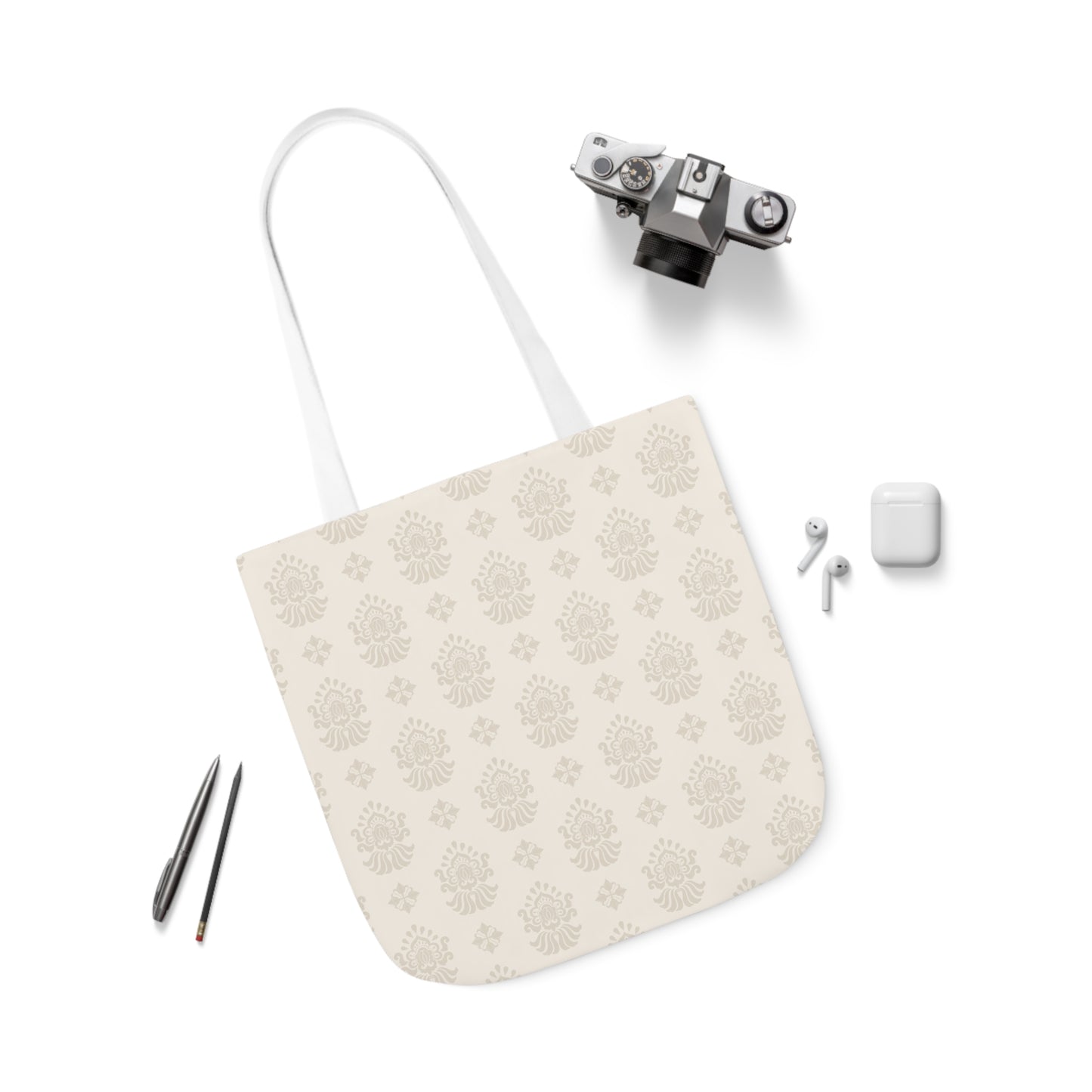 Canvas Tote Bag, 5-Color Straps