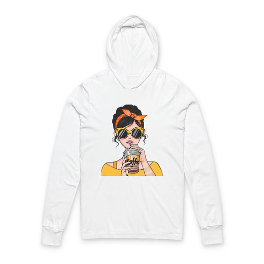 Hooded Long Sleeve Tee for Unisex | Casual Streetwear Top