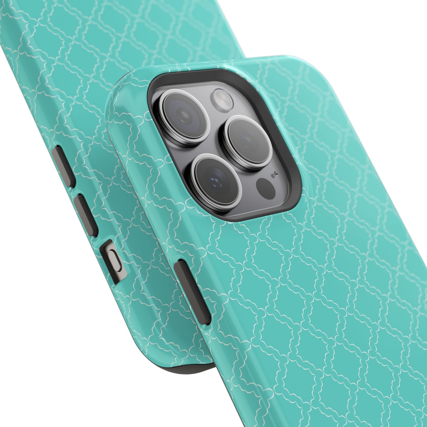 Green Phone Case Geometric Pattern