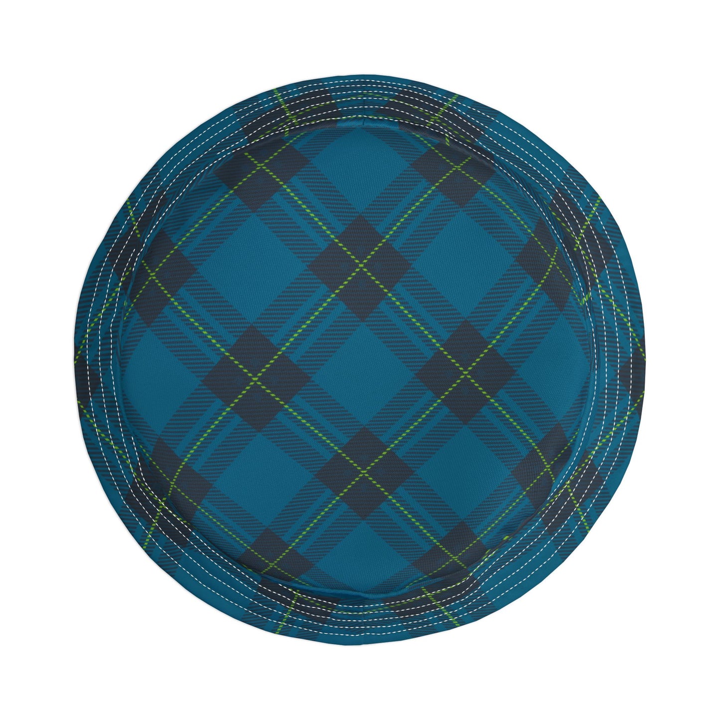 Blue Plaid Bucket Hat