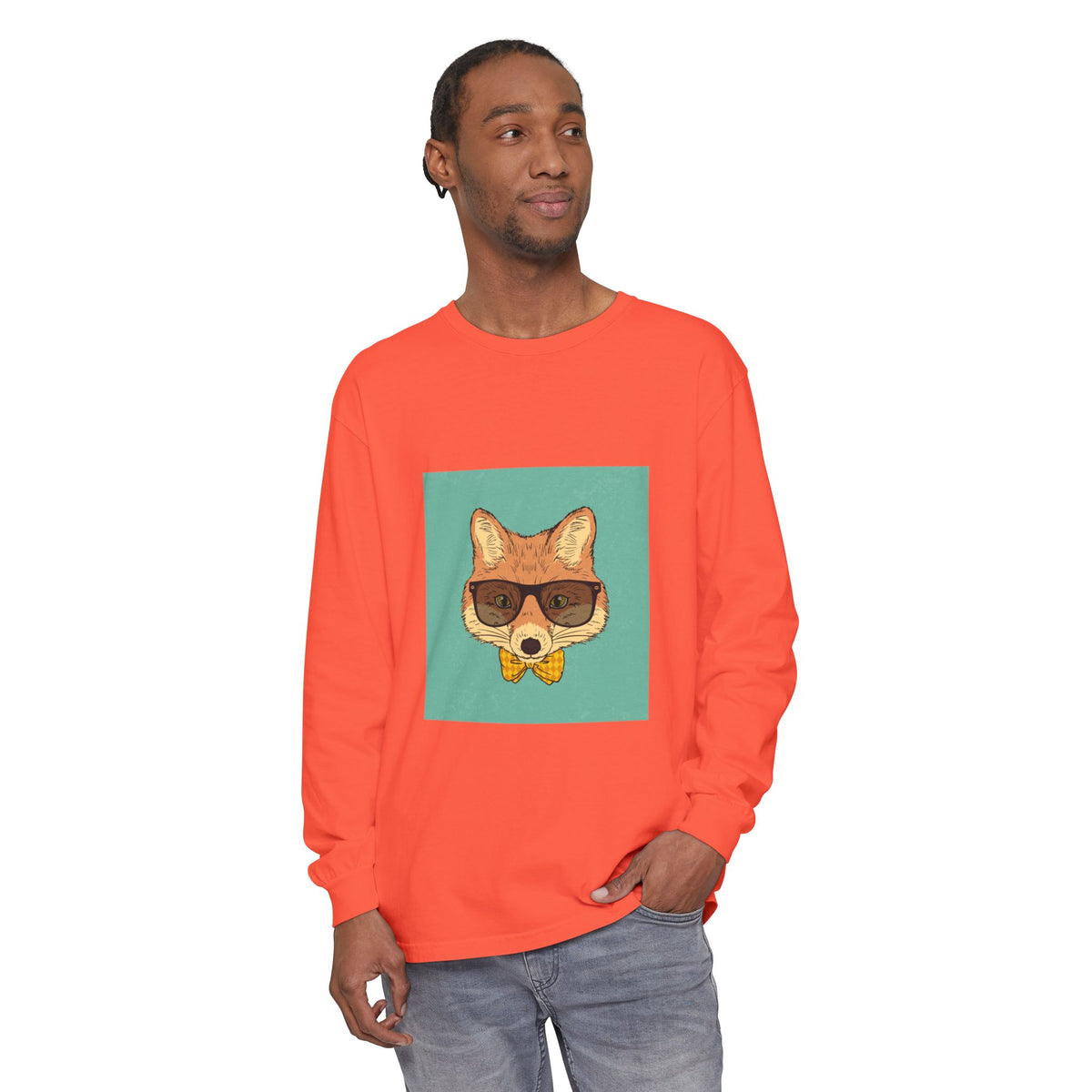 Unisex Garment-dyed Long Sleeve T-Shirt