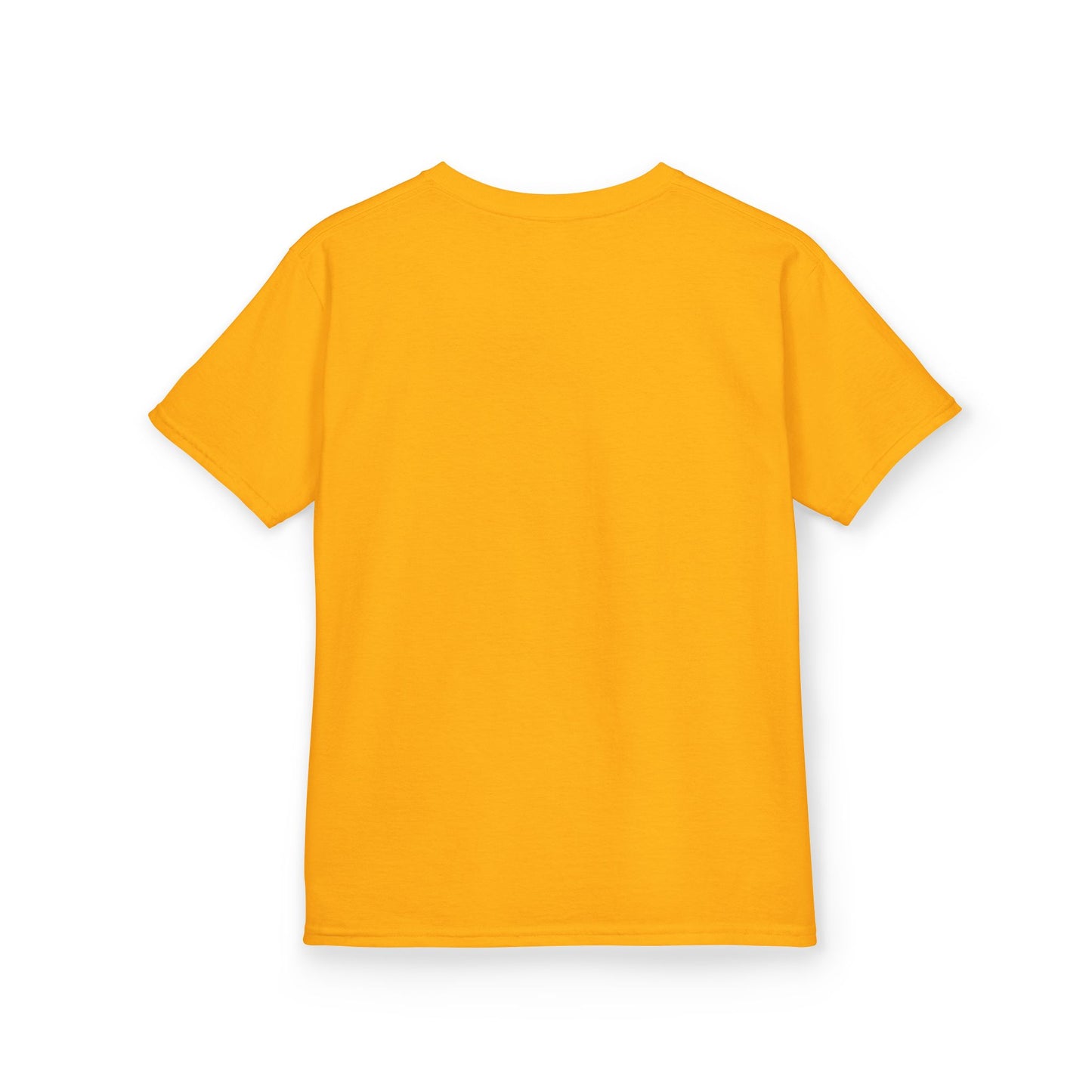 Yellow Kids Heavy Cotton t-shirt with a Cartoon Character