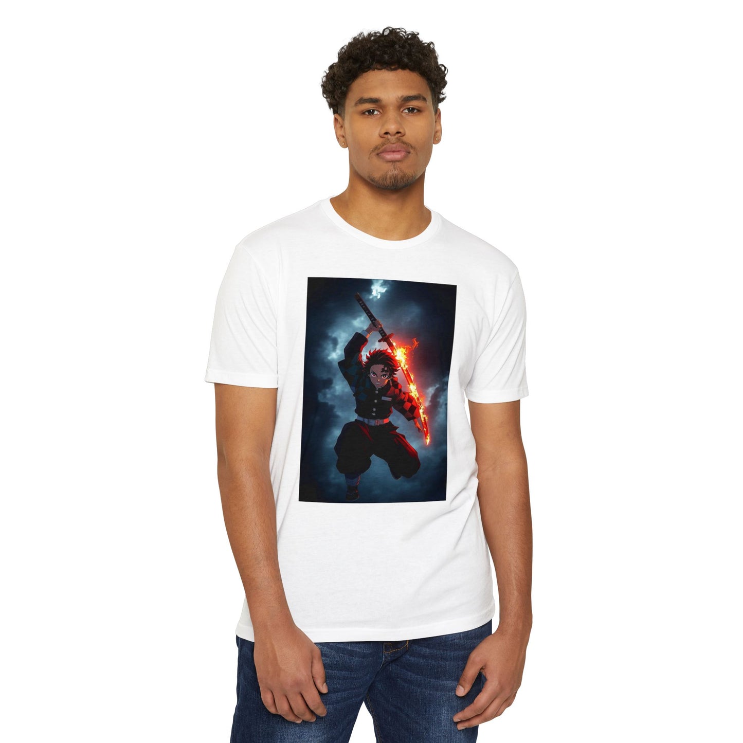 Kamado Tanjiro Men’s T-Shirt | Demon Slayer Anime Graphic Tee