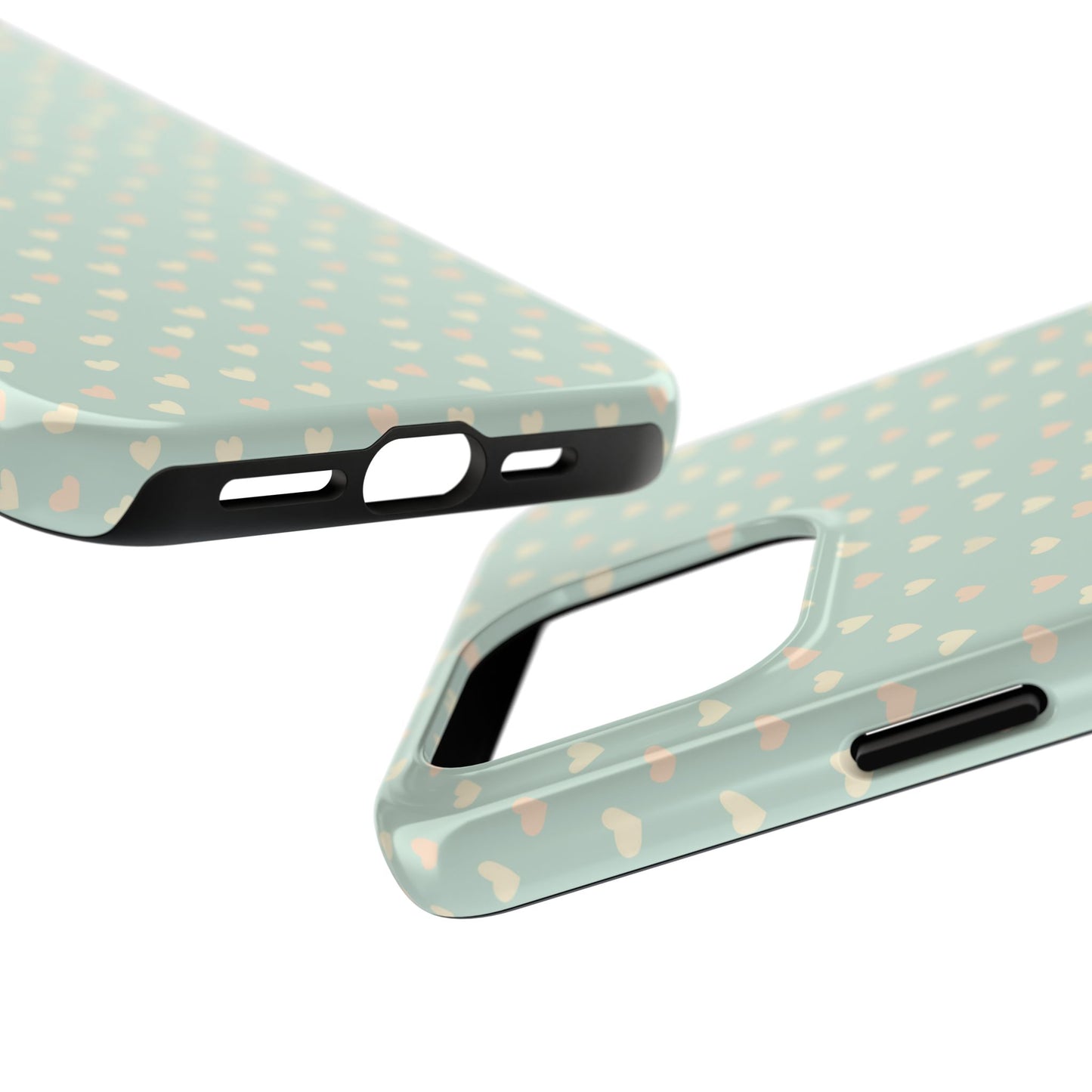 Phone Case With Heart Pattern