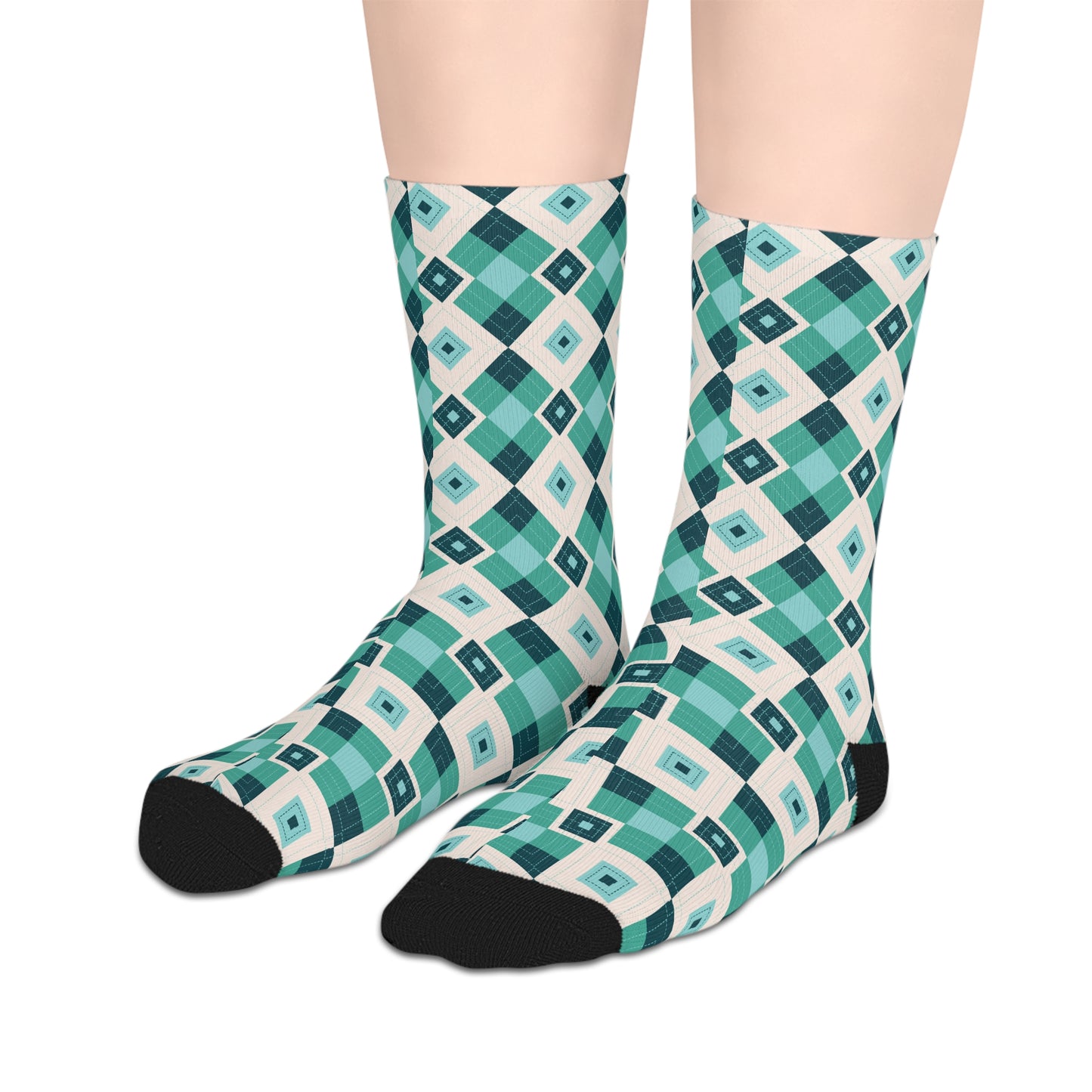 Patterned Mid-length Socks