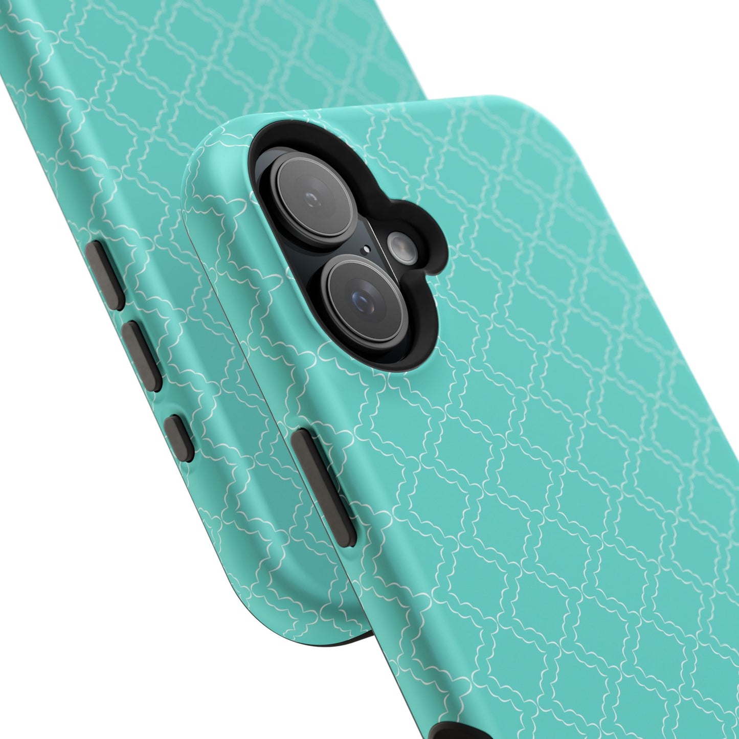 Green Phone Case Geometric Pattern