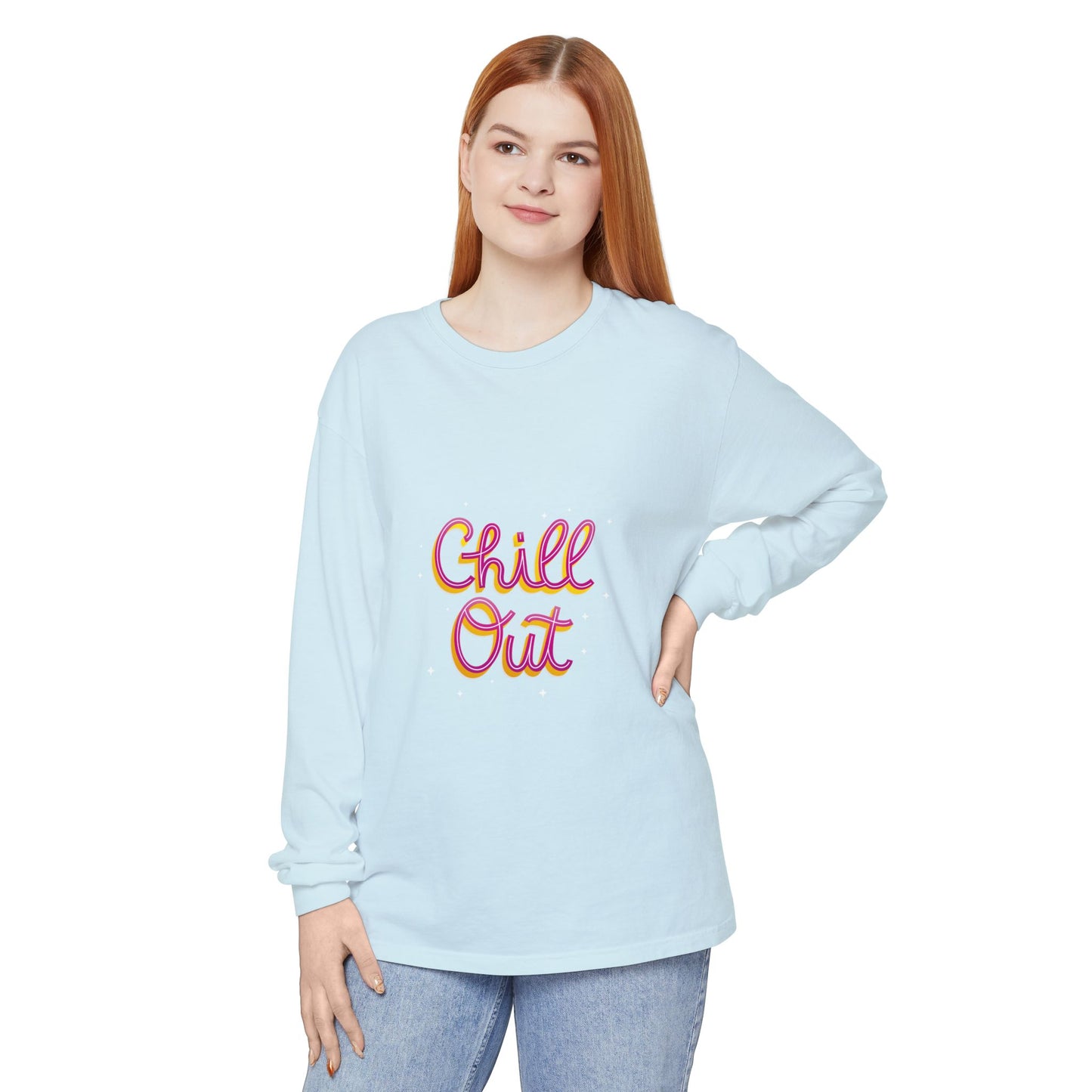 Unisex Garment-dyed Long Sleeve T-Shirt