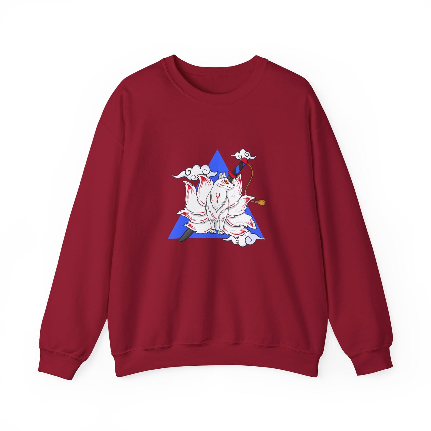 Anime Fox Spirit Unisex Crewneck Sweatshirt