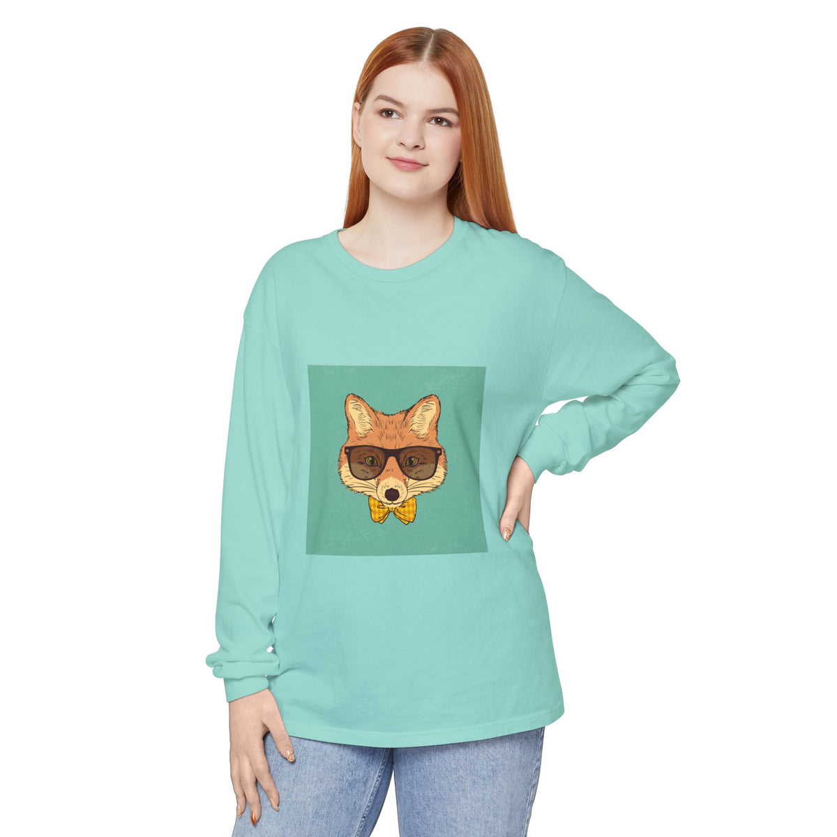 Unisex Garment-dyed Long Sleeve T-Shirt