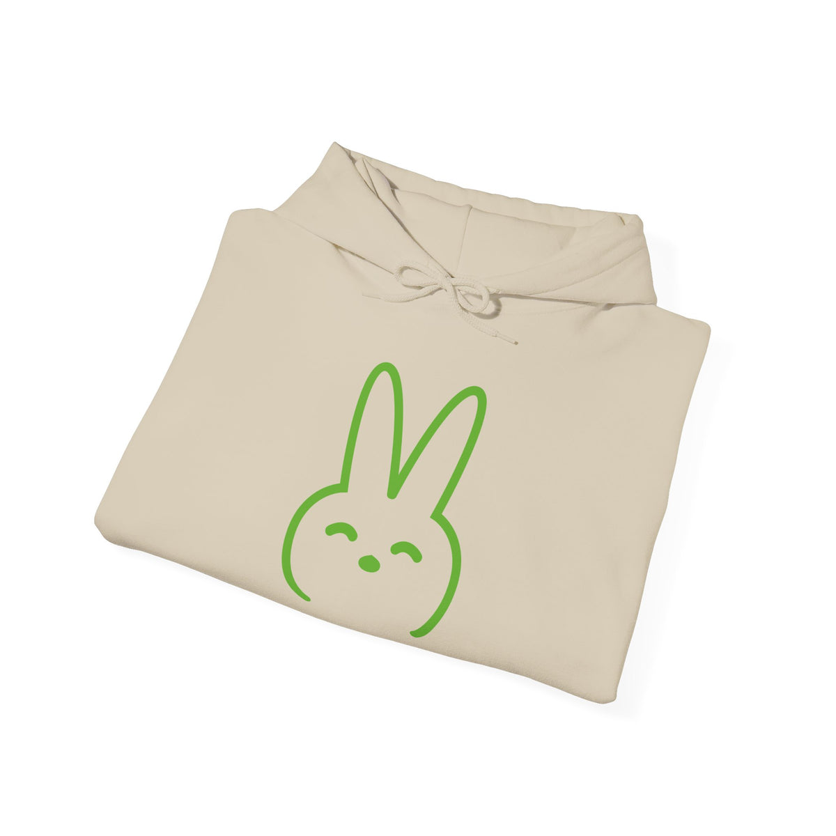 Minimalist Bunny Outline Unisex Heavy Blend Hoodie