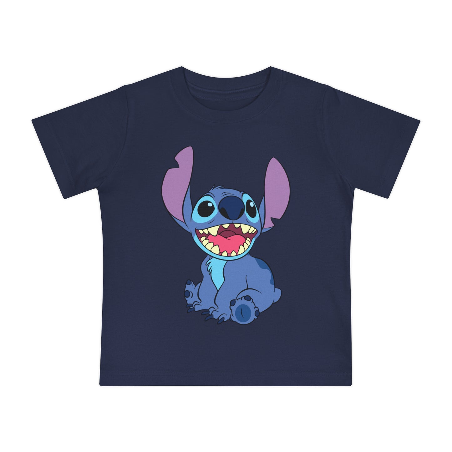 Child Navy Blue T-shirt Cartoon Character