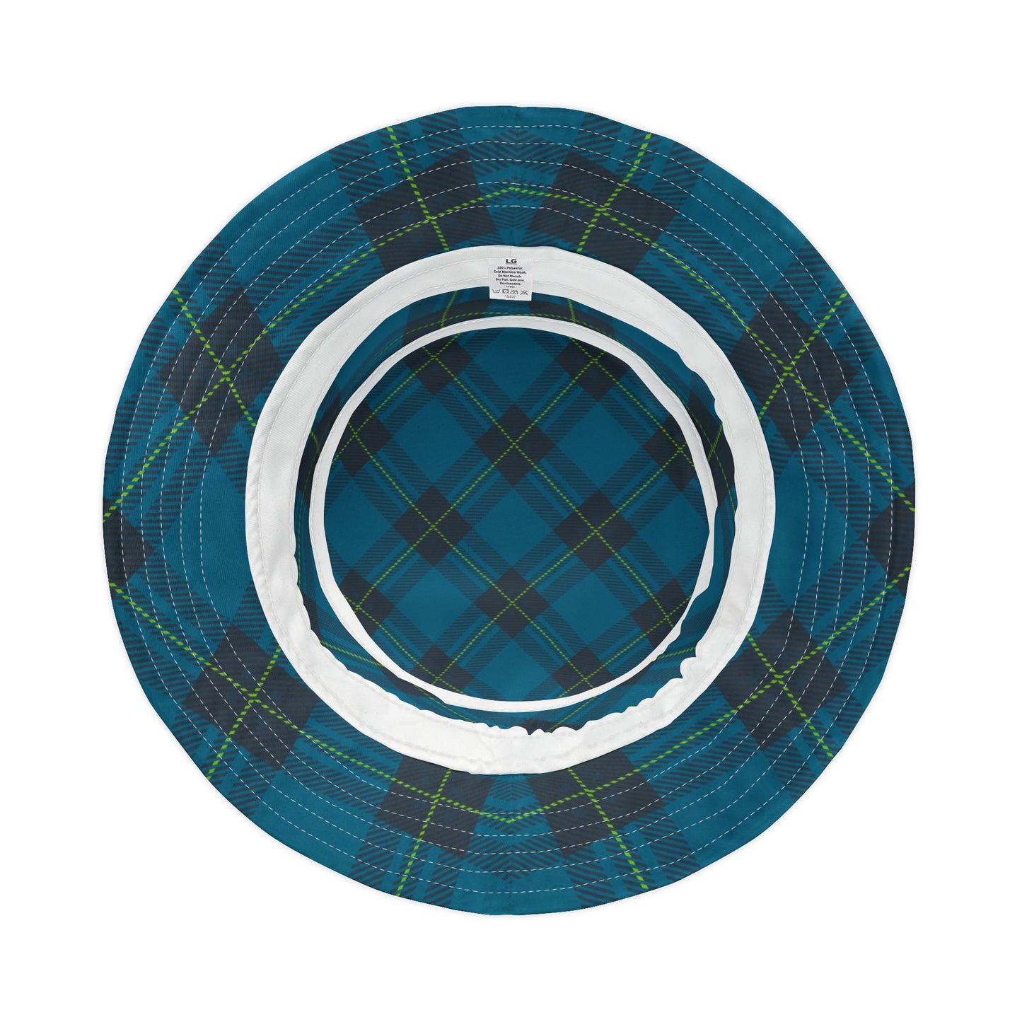 Blue Plaid Bucket Hat