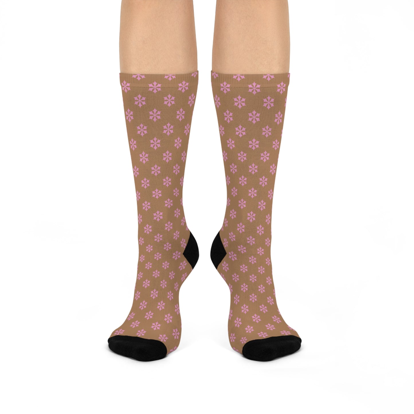 Patterned Cushioned Crew Socks