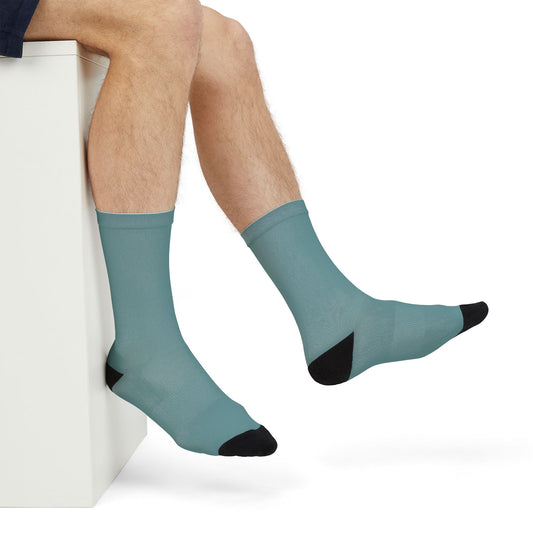 Pair Teal - Sublimation Socks, Large Size
