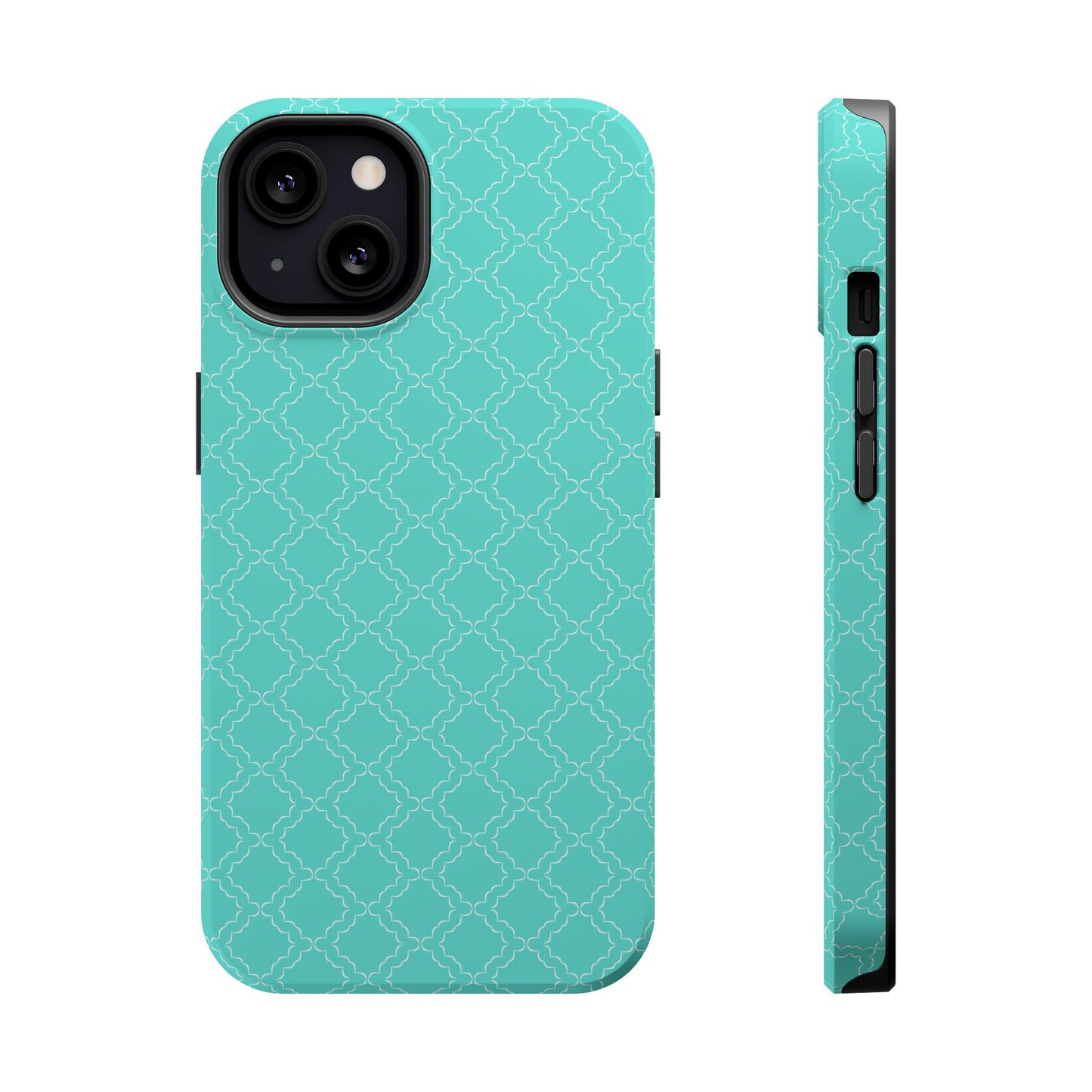 Green Phone Case Geometric Pattern