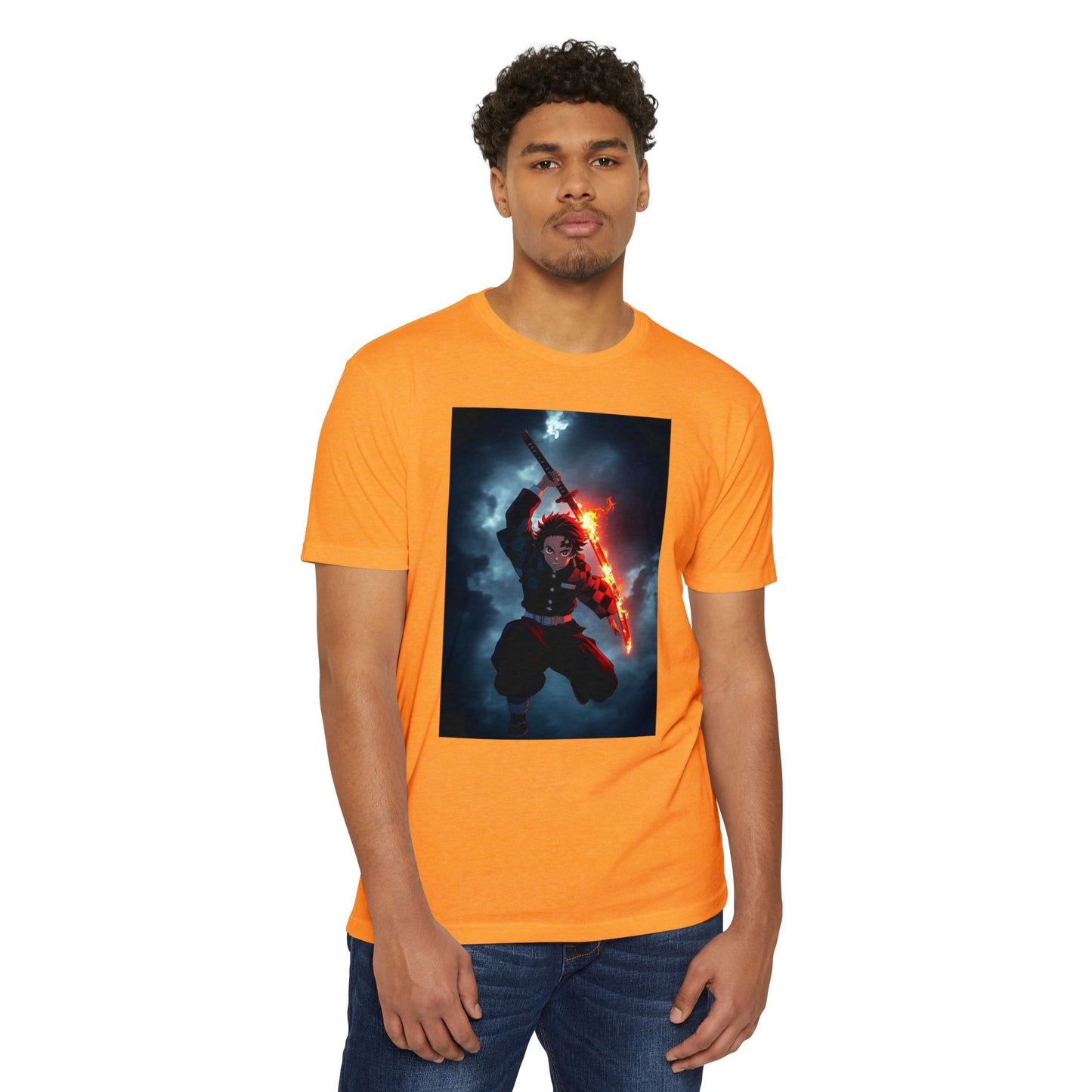 Kamado Tanjiro Men’s T-Shirt | Demon Slayer Anime Graphic Tee