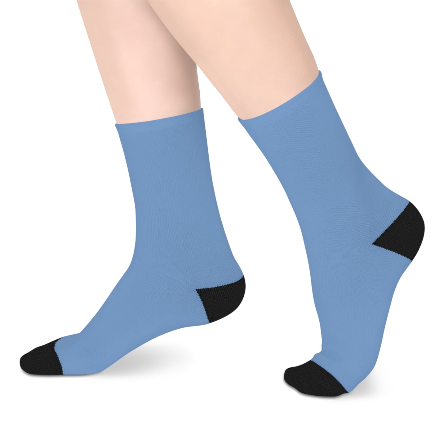 Blue Mid length Socks