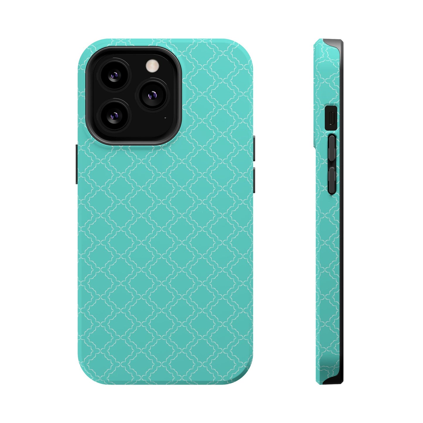 Green Phone Case Geometric Pattern
