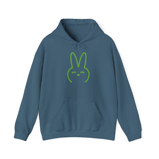 Minimalist Bunny Outline Unisex Heavy Blend Hoodie