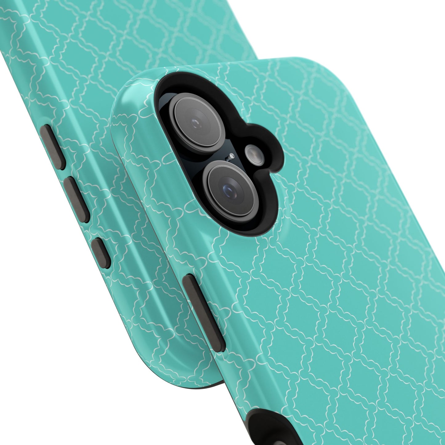 Green Phone Case Geometric Pattern