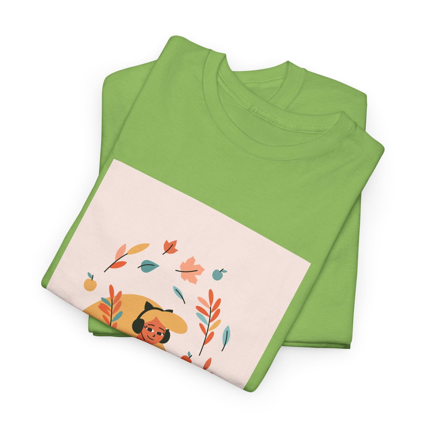 Unisex Cozy Bear Illustration Heavy Cotton T-Shirt