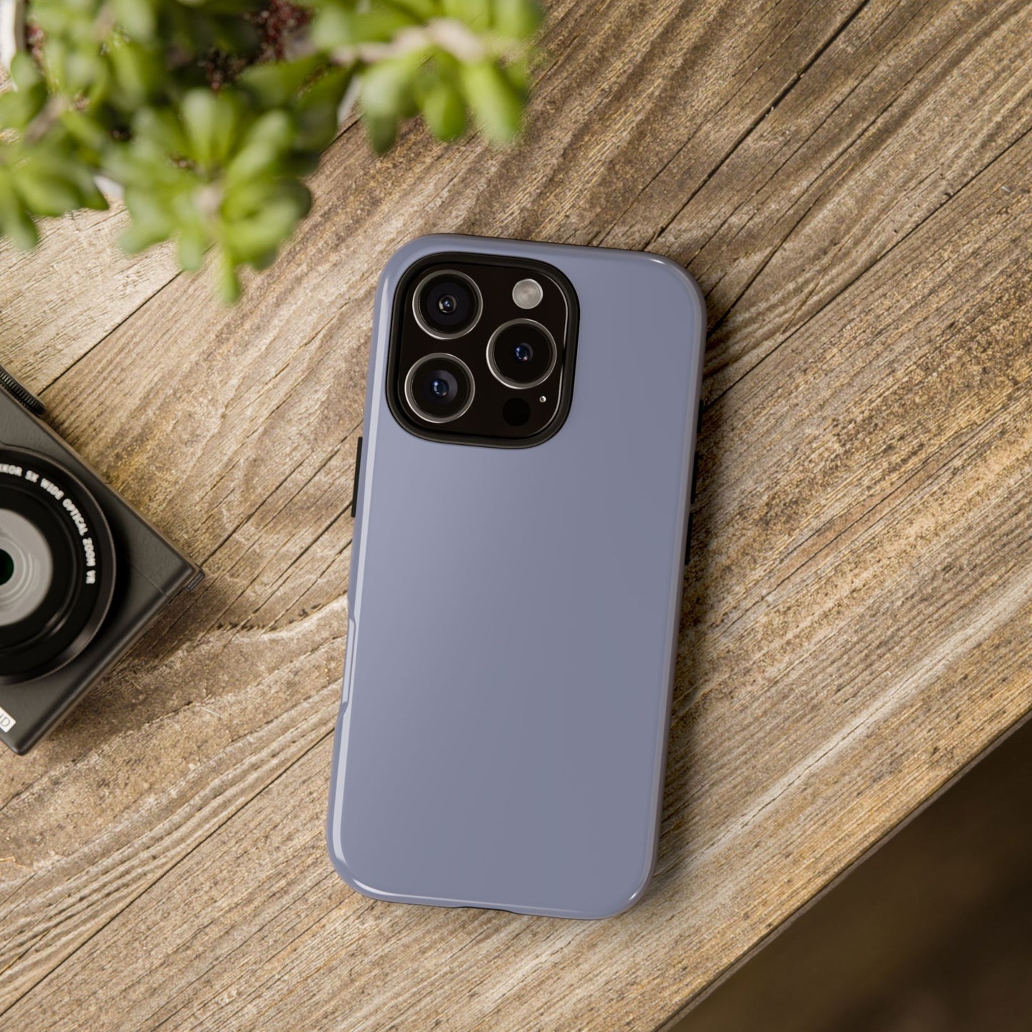Blue phone case