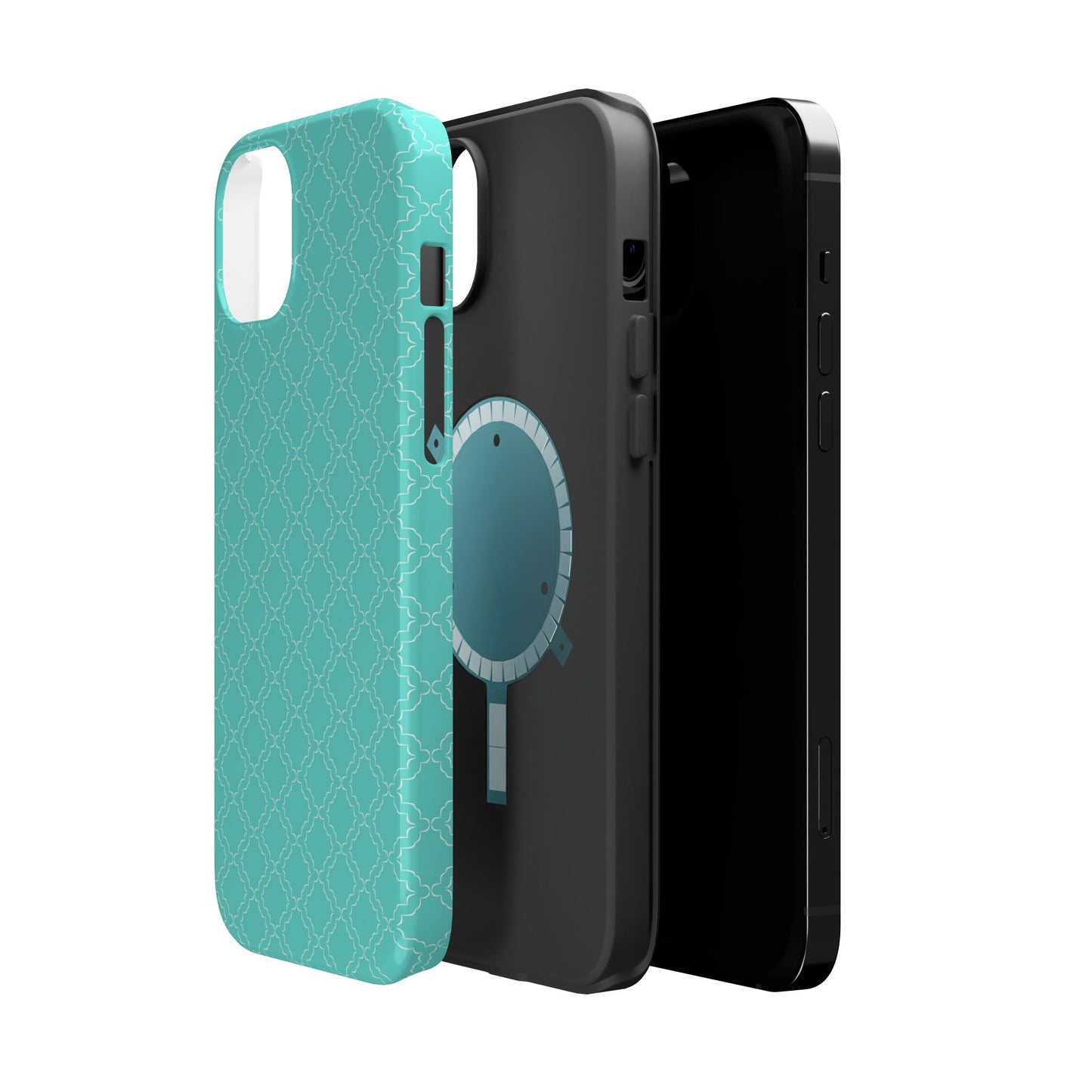 Green Phone Case Geometric Pattern