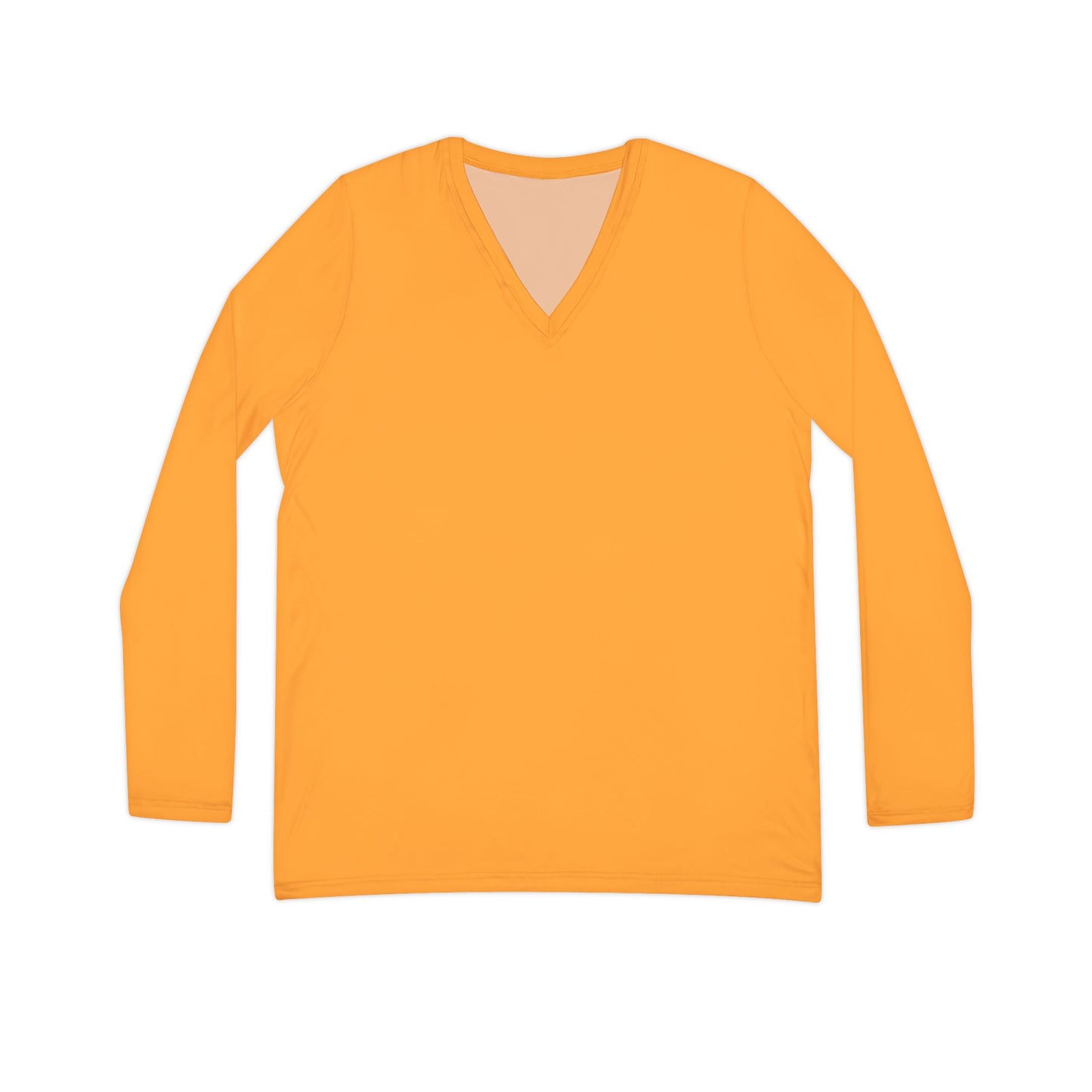 Vibrant Women's Long Sleeve V-Neck Casual Shirt