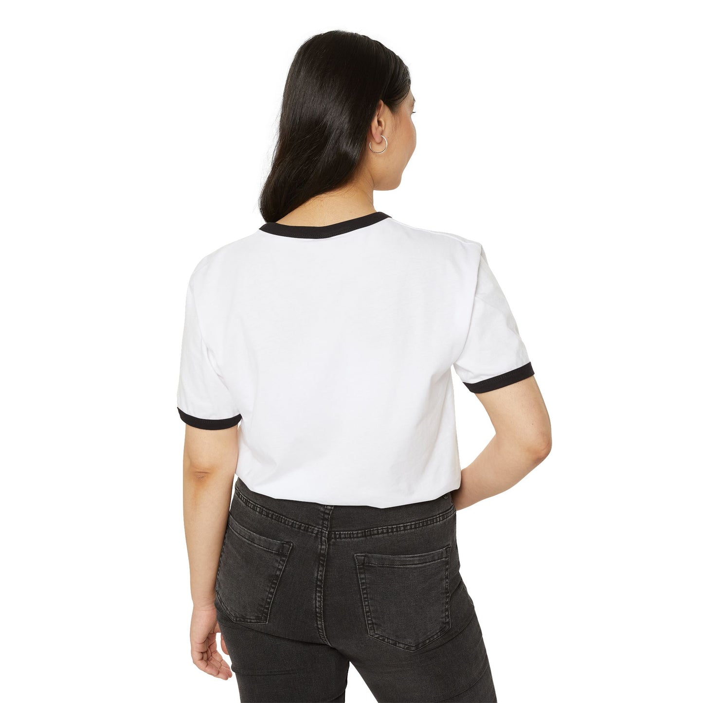 Unisex Cotton Ringer T-Shirt for Retro Casual Style