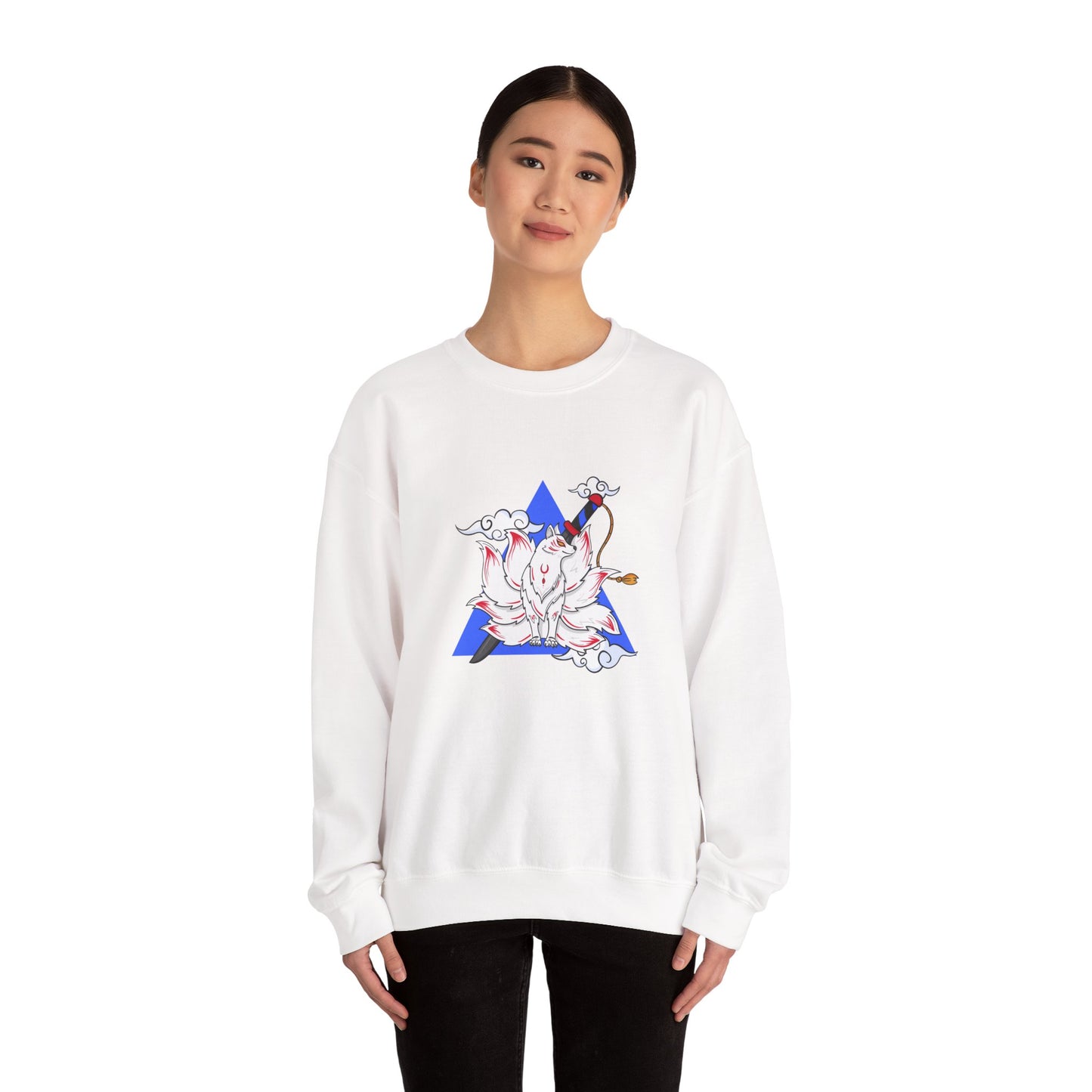 Anime Fox Spirit Unisex Crewneck Sweatshirt