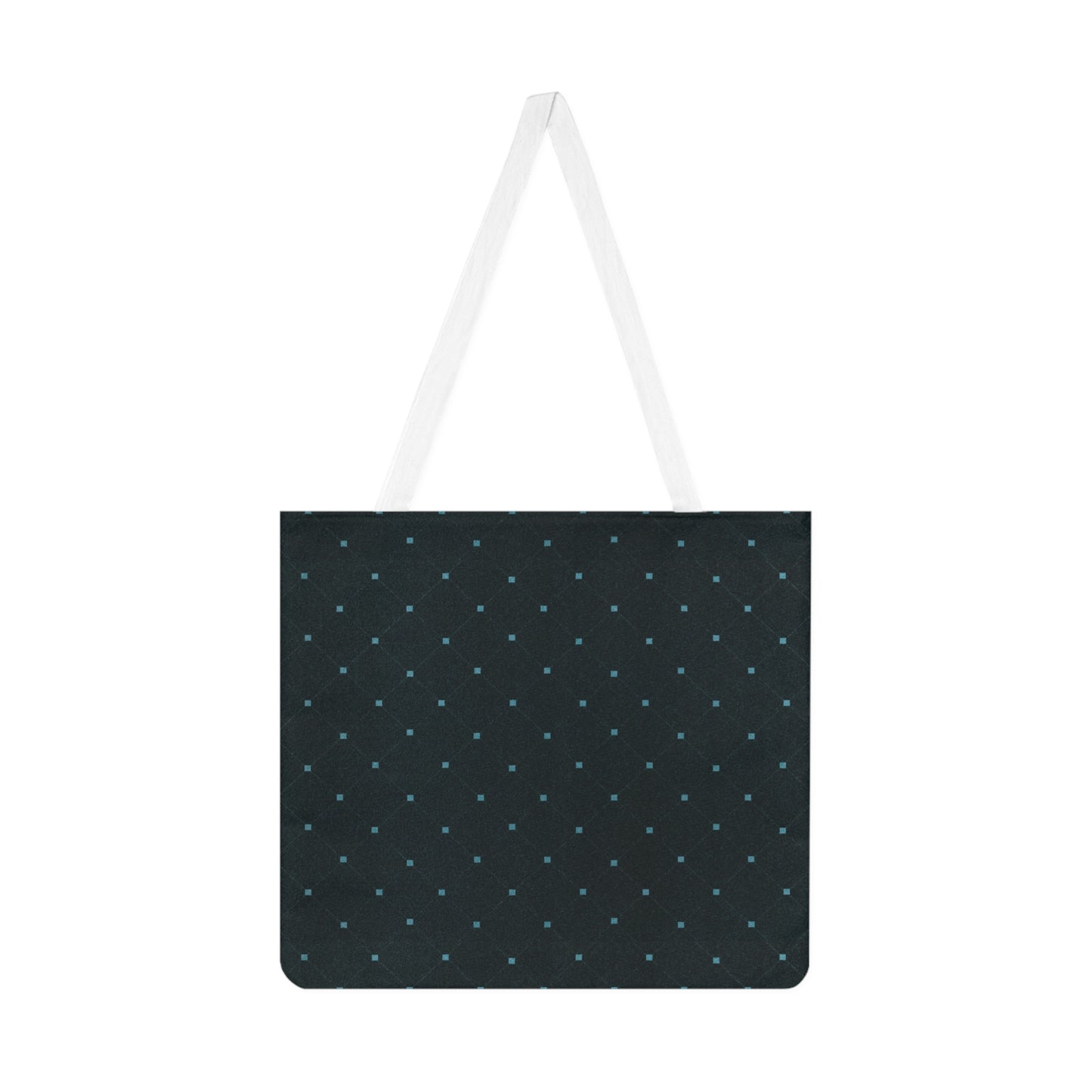 Elegant Black Geometric Canvas Tote