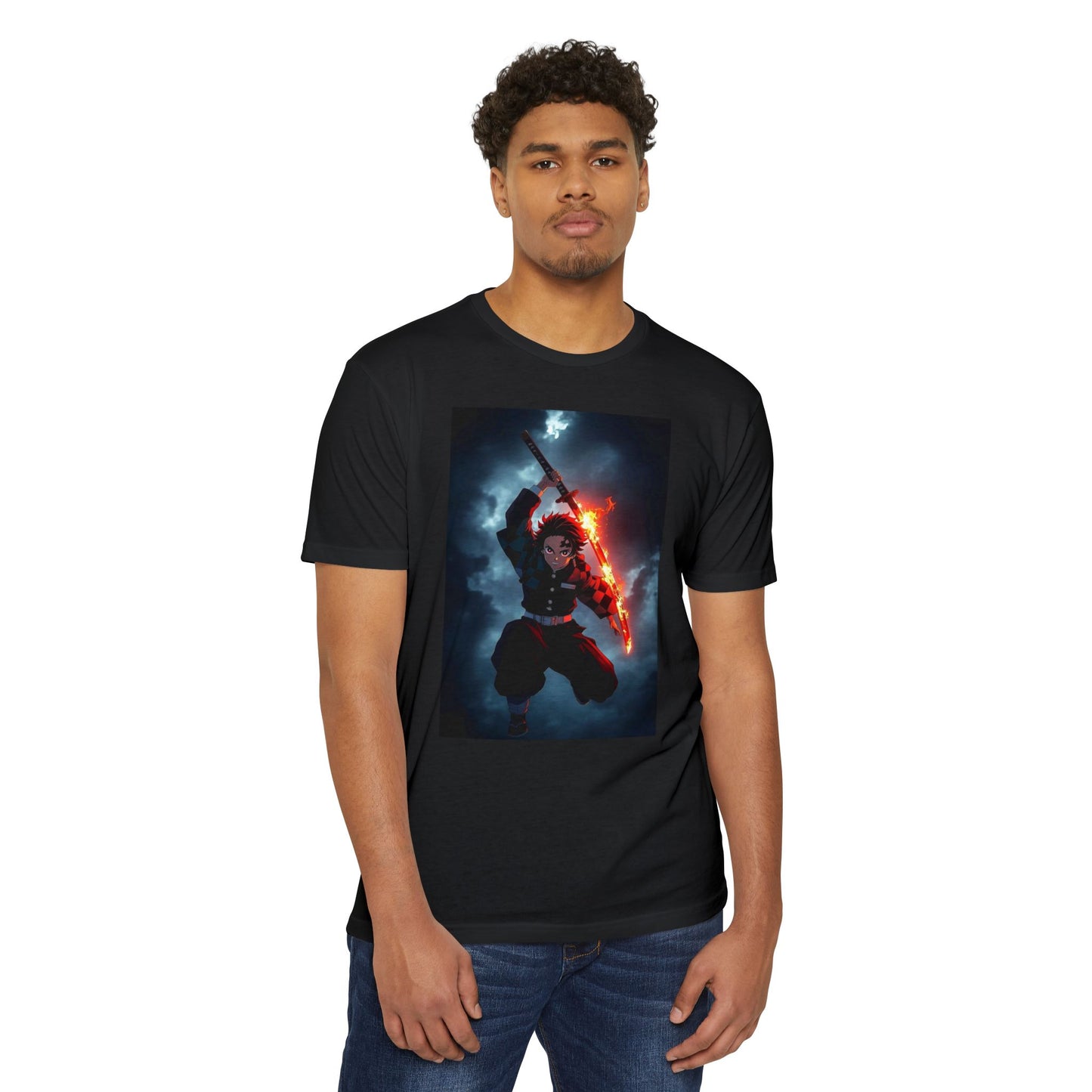 Kamado Tanjiro Men’s T-Shirt | Demon Slayer Anime Graphic Tee