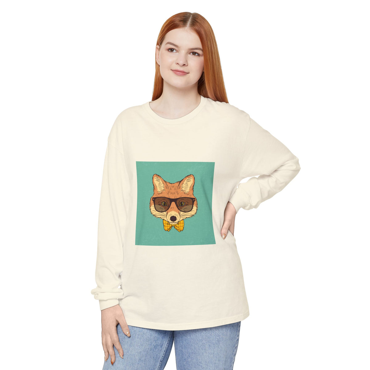 Unisex Garment-dyed Long Sleeve T-Shirt