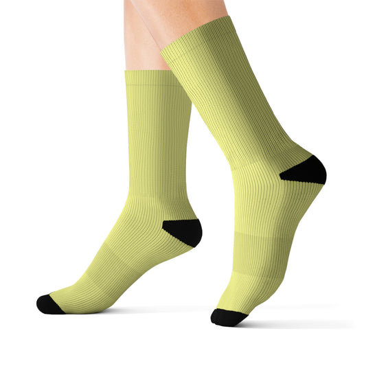 Yellow Sublimation Socks Heat Press Sock