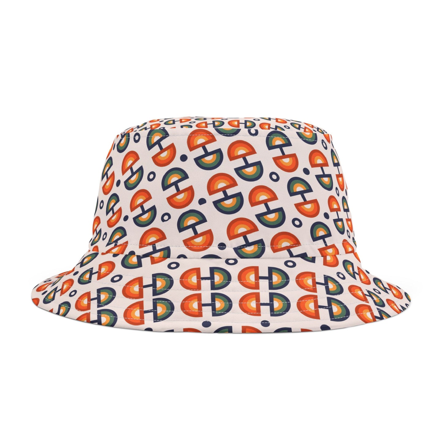 Trendy Multicolor Graphic Bucket Hat