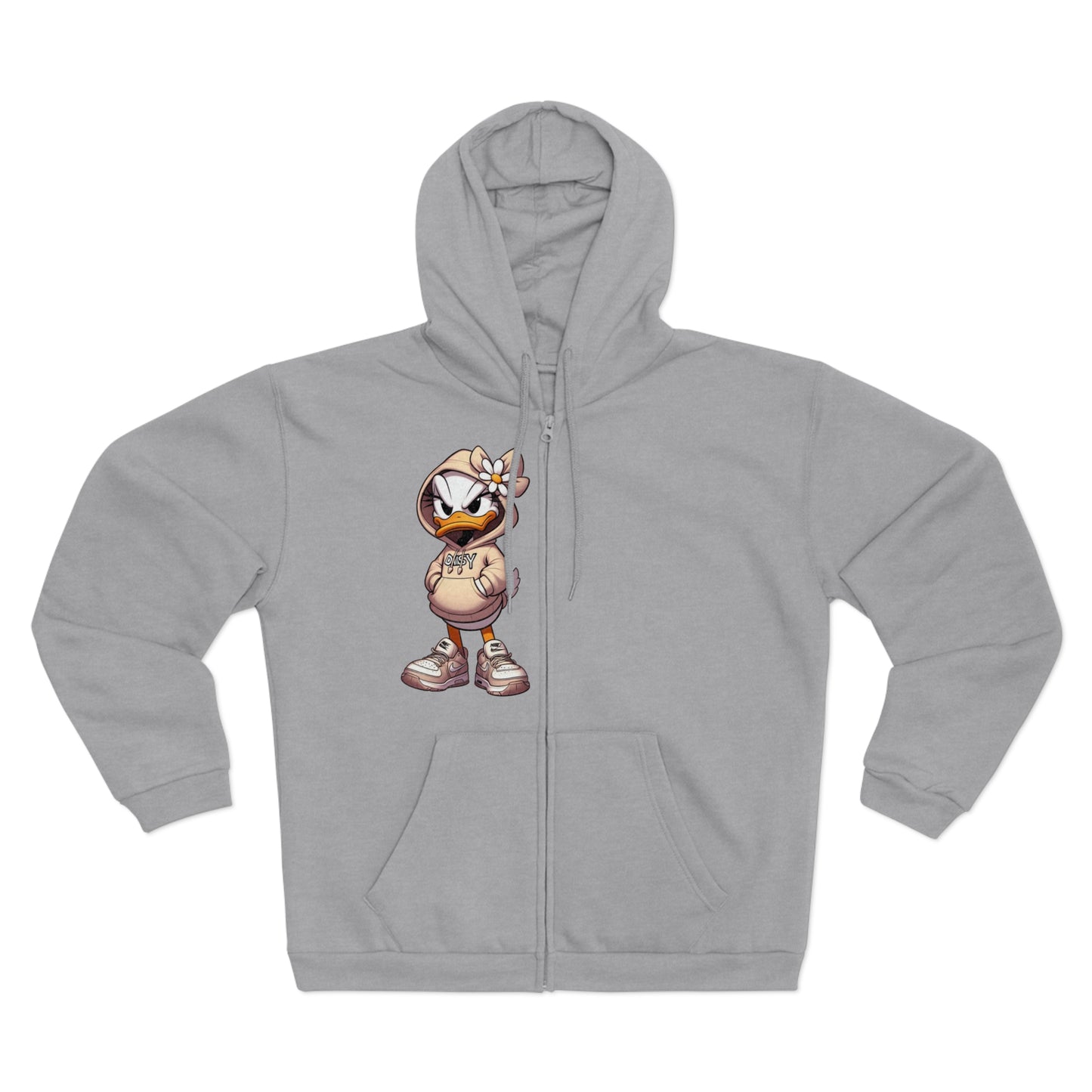 Streetwear Zip Hoodie for Women Trendy Casual Zip-Up Hoodie