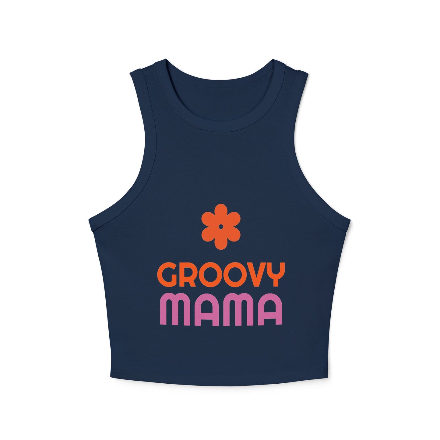 Groovy Mama Racer Tank – Trendy Summer Top