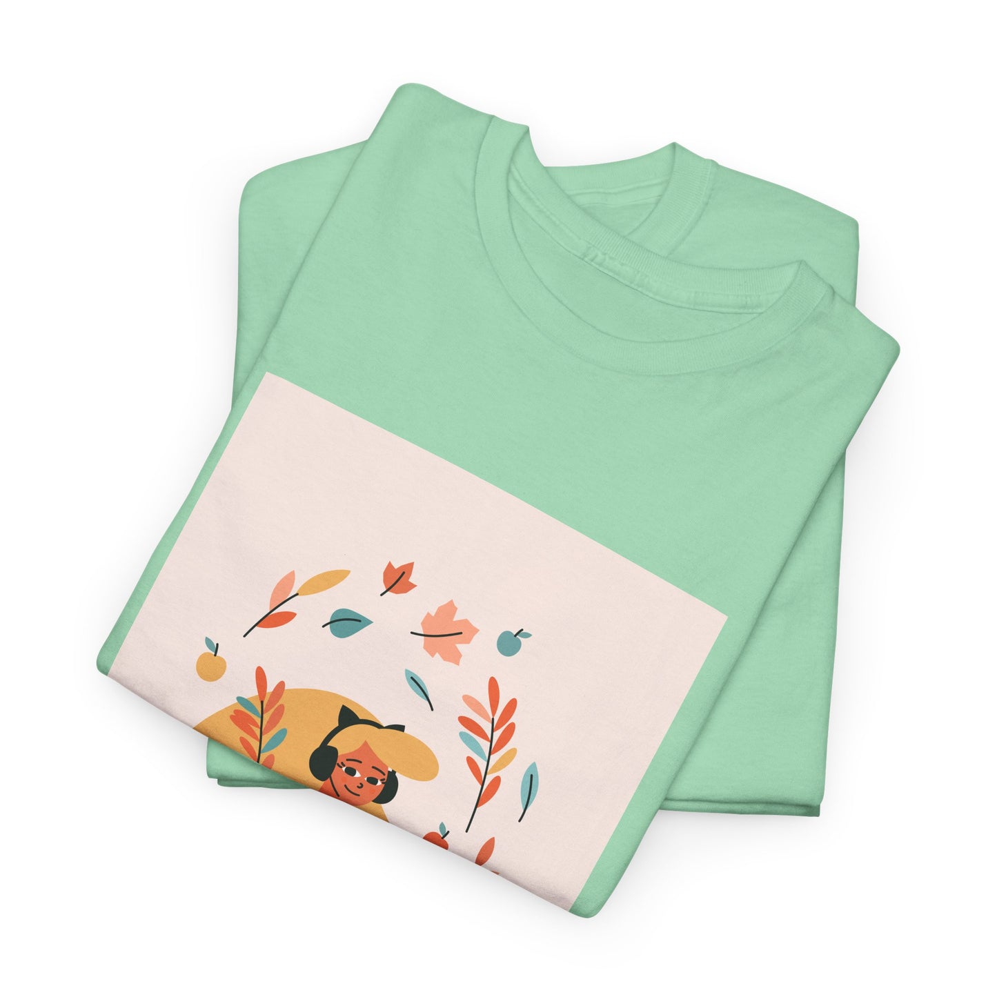 Unisex Cozy Bear Illustration Heavy Cotton T-Shirt