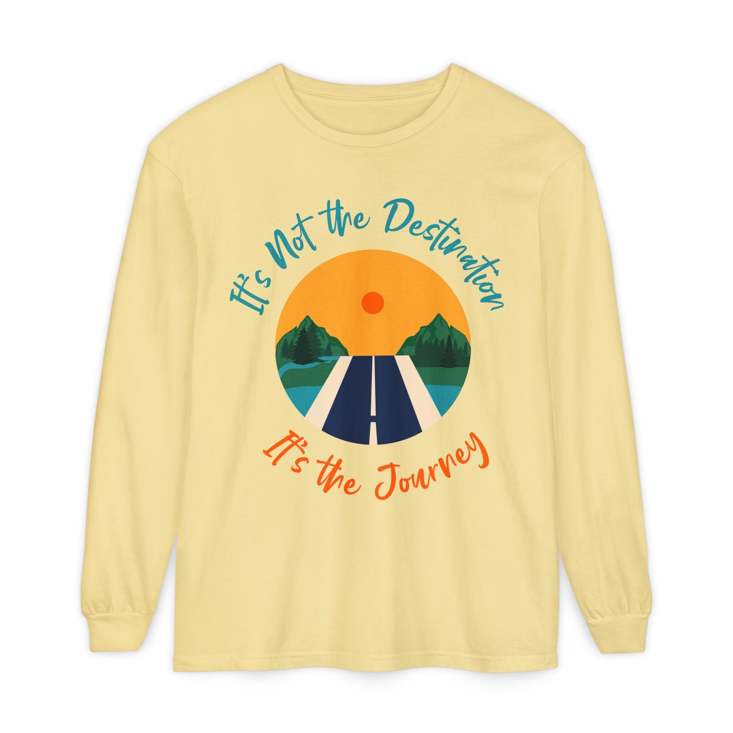 Unisex Garment-dyed Long Sleeve T-Shirt