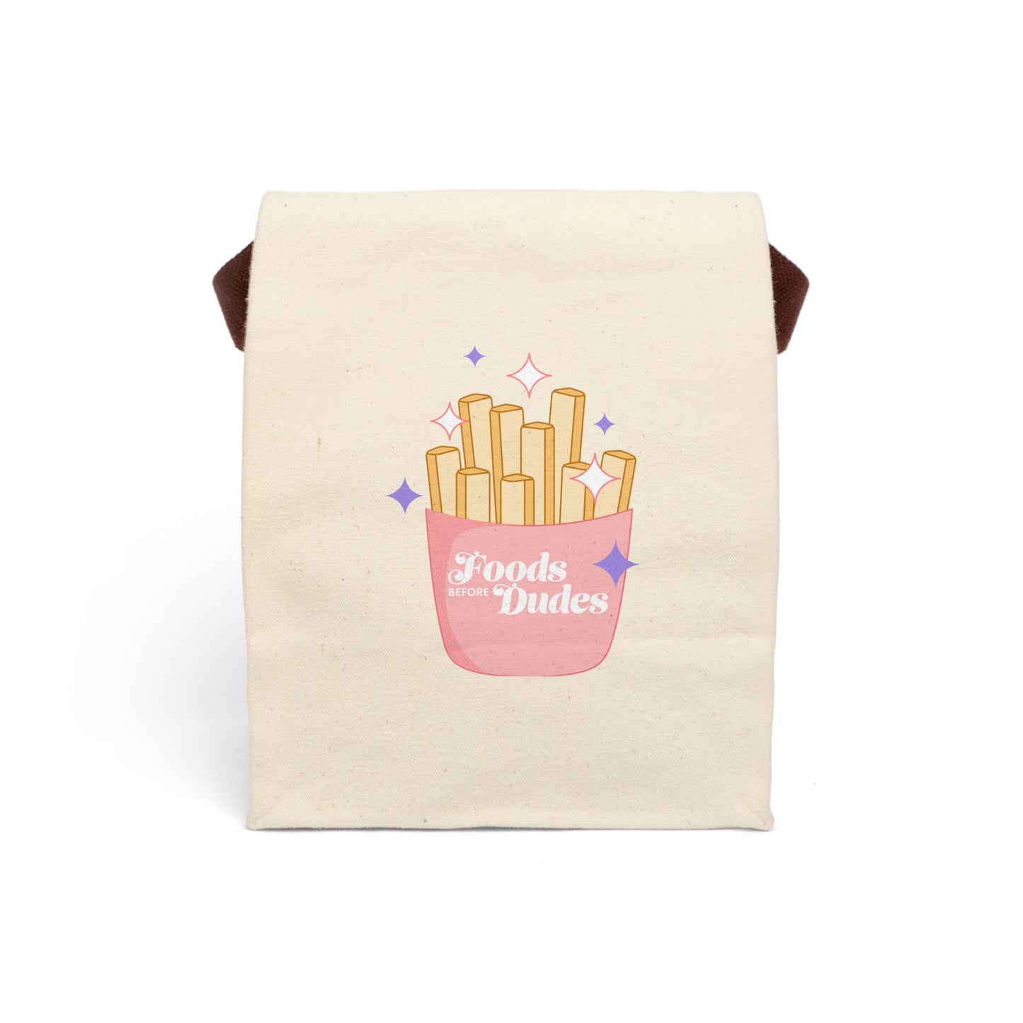Canvas Lunch Bag With Strap