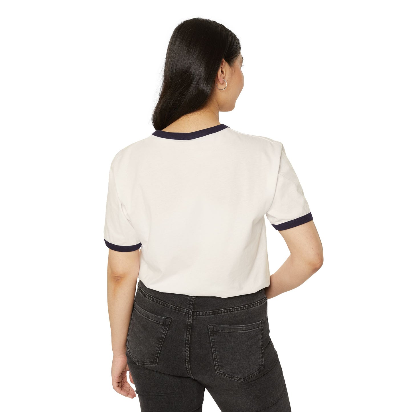 Unisex Cotton Ringer T-Shirt for Retro Casual Style