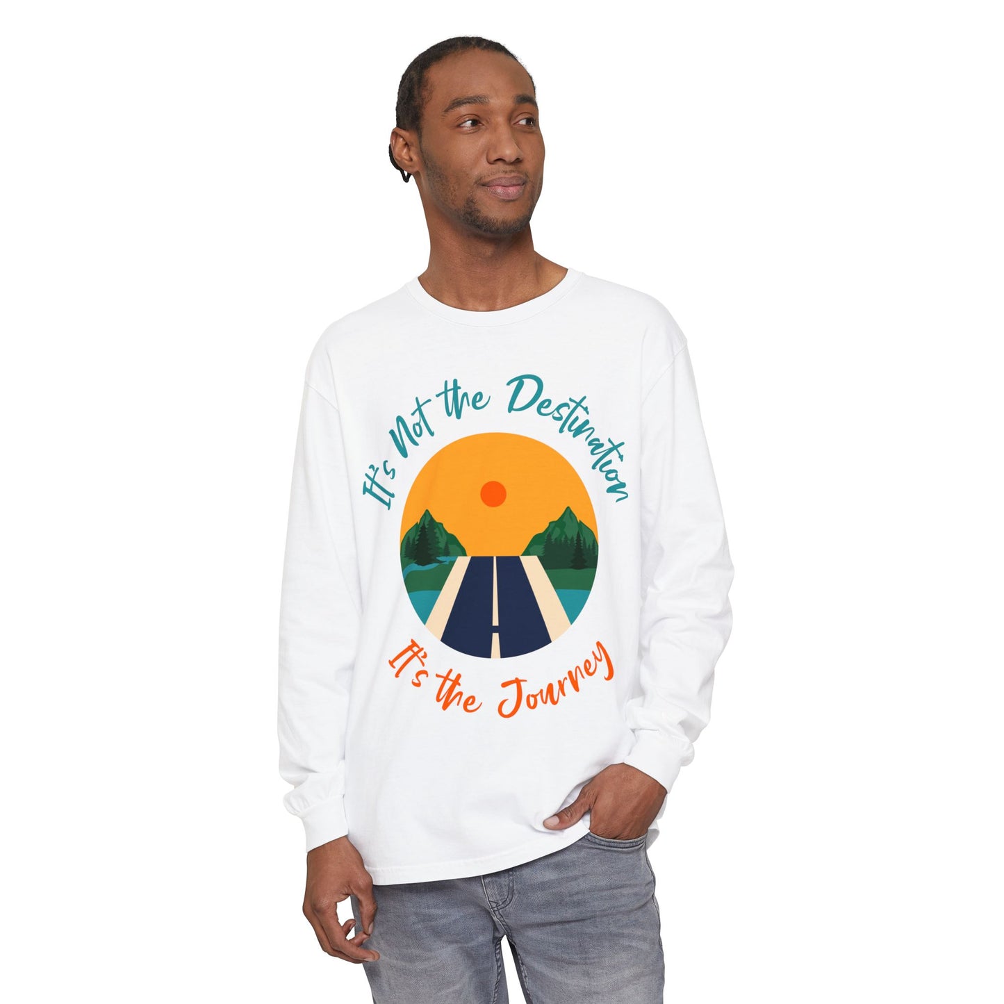 Unisex Garment-dyed Long Sleeve T-Shirt