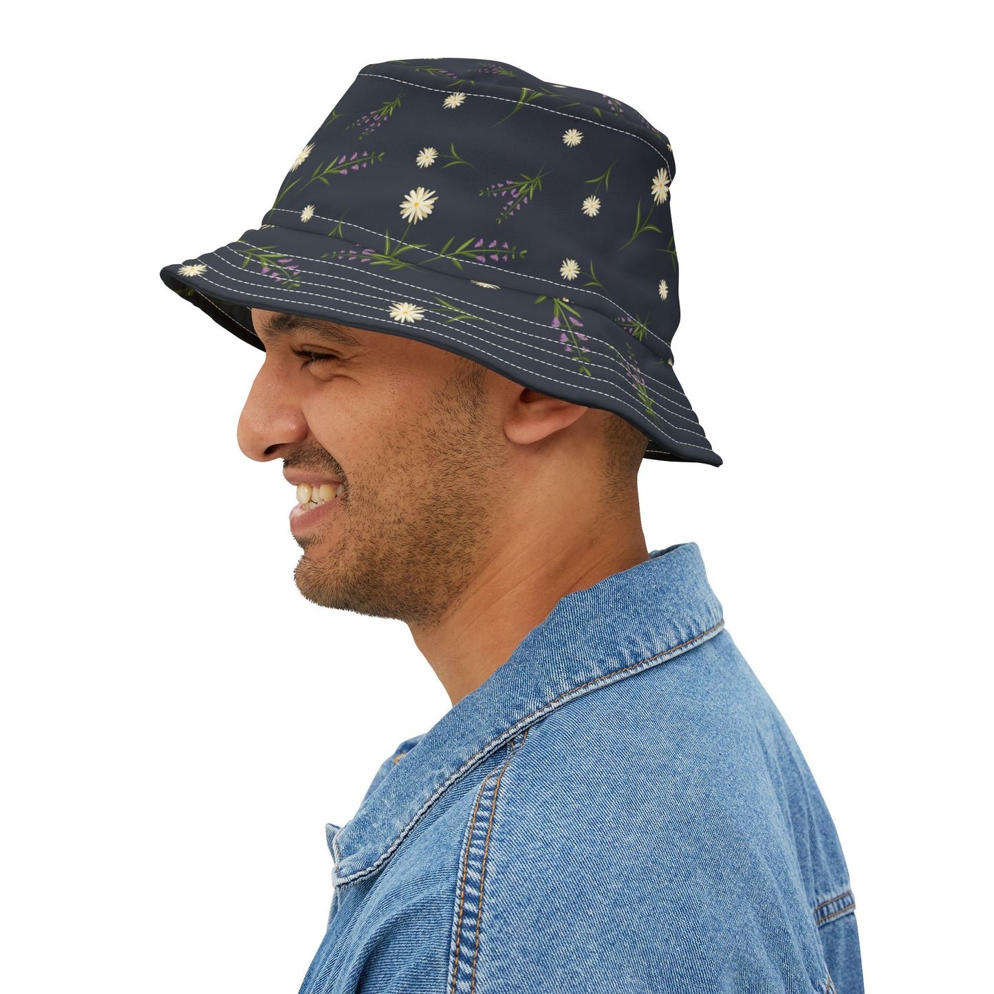 Navy Bucket Hat