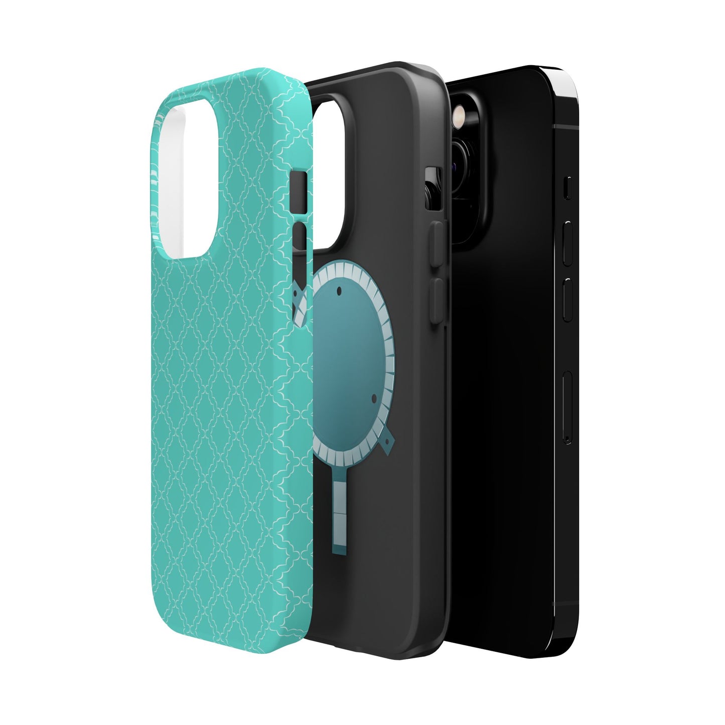 Green Phone Case Geometric Pattern