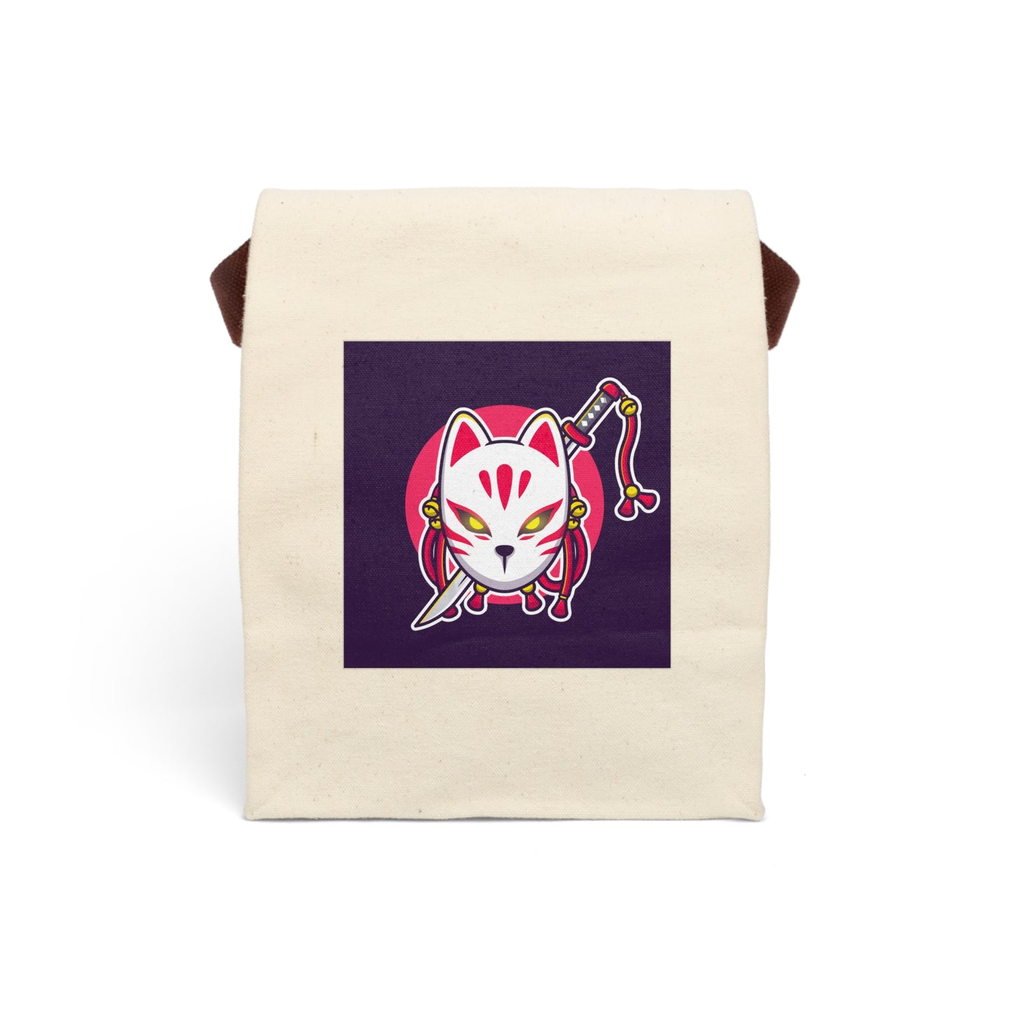 Canvas Lunch Bag With Strap