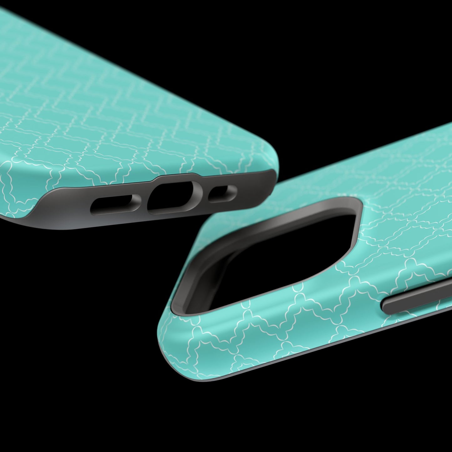 Green Phone Case Geometric Pattern