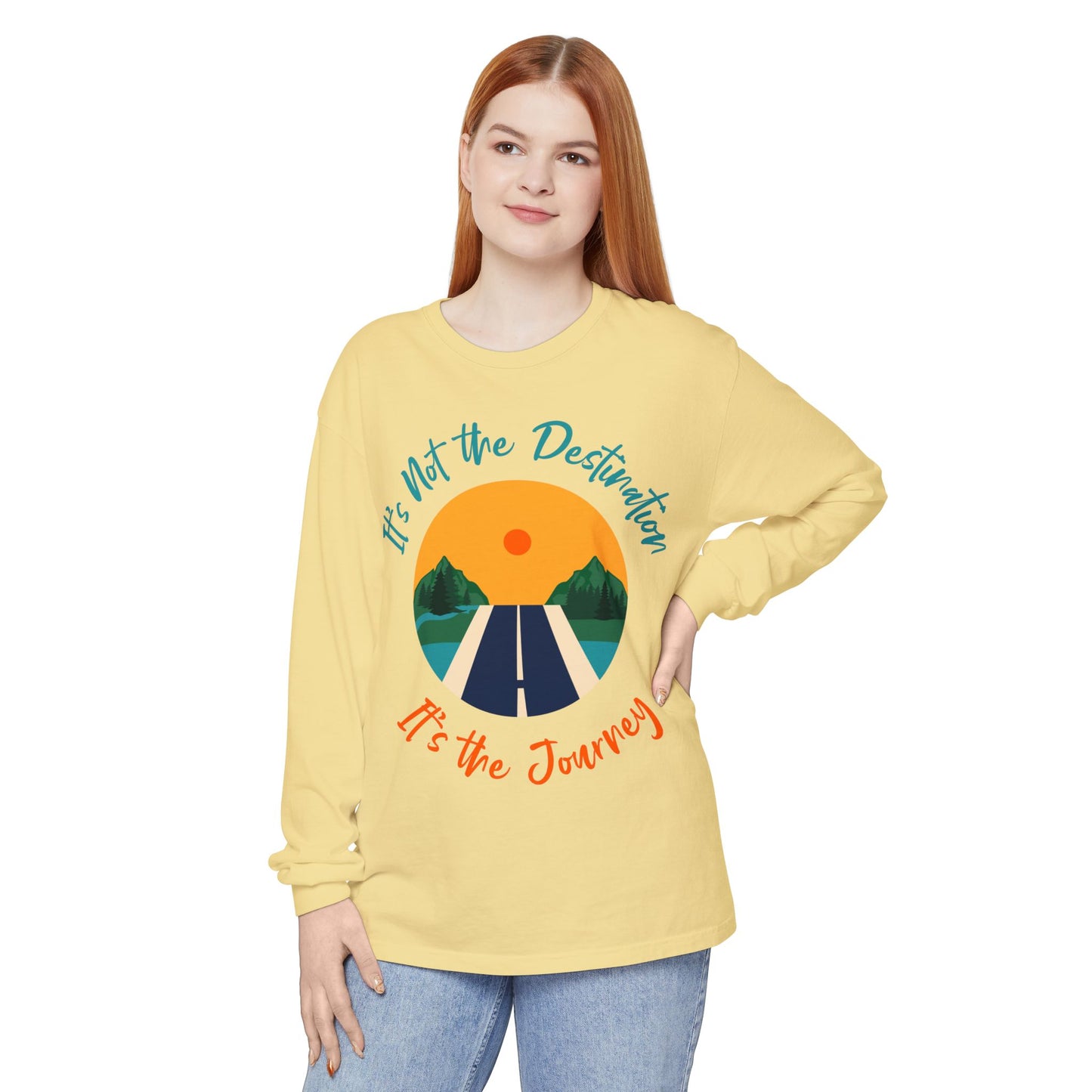 Unisex Garment-dyed Long Sleeve T-Shirt