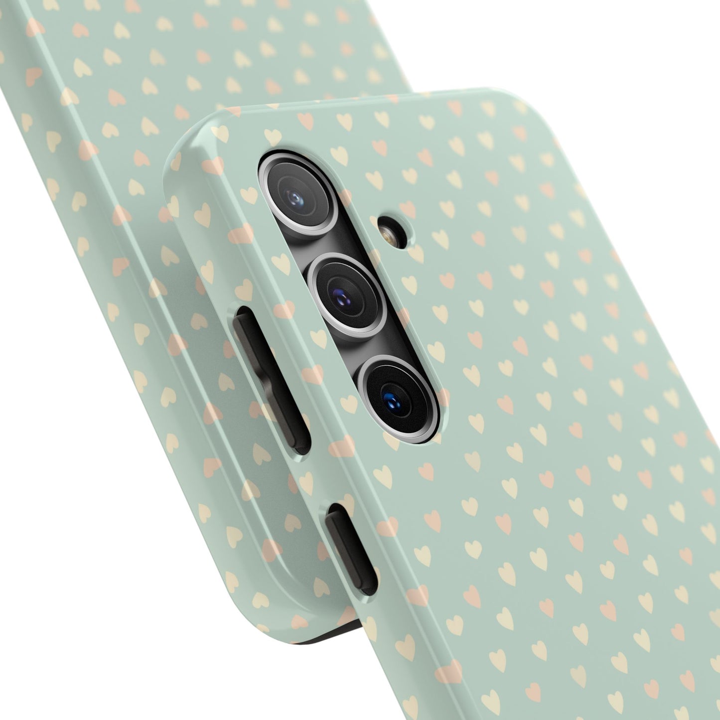 Phone Case With Heart Pattern